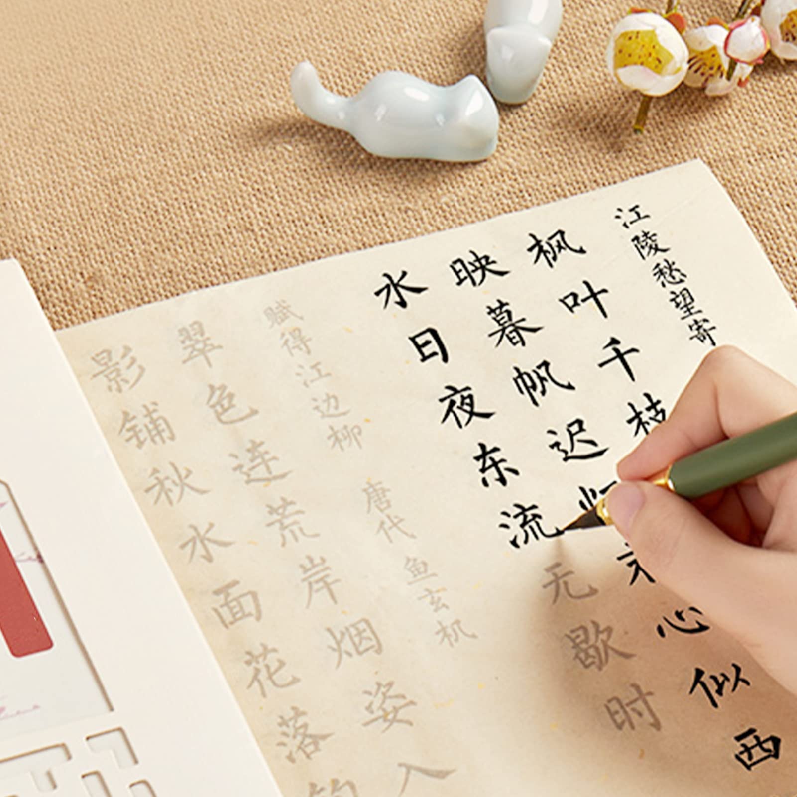 Premium Chinese Calligraphy Xuan Rice Paper - Traditional Sumi Brush Painting & Art Tissue Paper (0.35x20m, Beige) for Letter Writing, DIY Crafts, Home Decor & Gift Wrapping