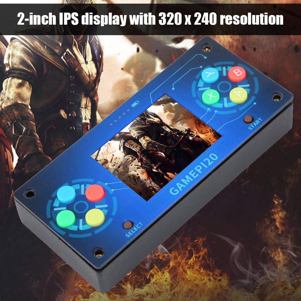 2 Inch Portable Retro Game Console with IPS Display 320x240 Resolution - Built-in Motherboard, Speakers & Headphone Jack - Compatible with Raspberry Pi Zero, Zero W & Zero WH - Perfect for DIY Projects, Gaming On-The-Go & Retro Gaming Enthusiasts