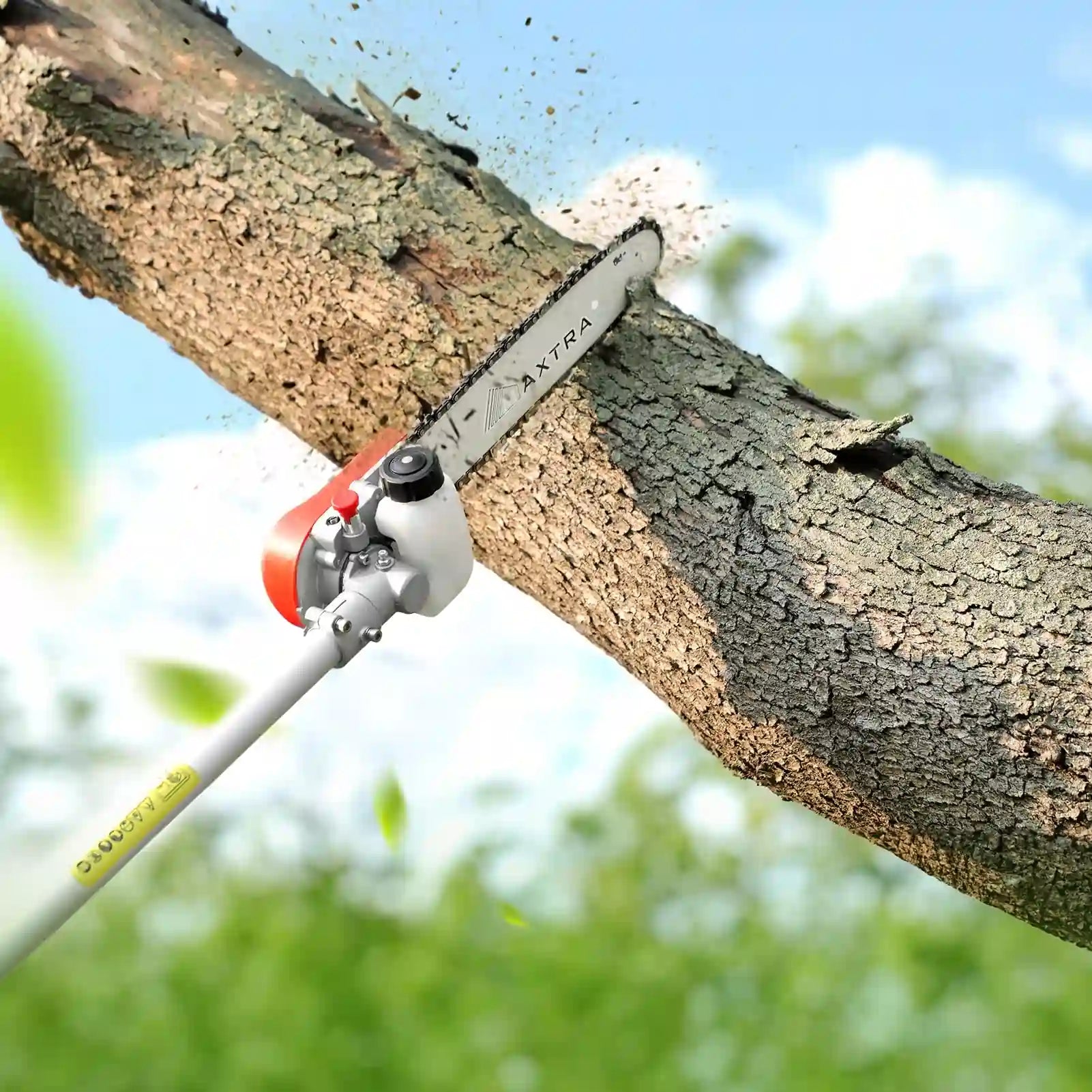 MAXTRA Gas Pole Chainsaw Hedge Trimmer - 20 Inch Cordless Tree Trimmer with 2-Cycle Engine for Professional Landscaping, Tree Pruning & Yard Maintenance | Perfect for Garden, Farm & DIY Projects
