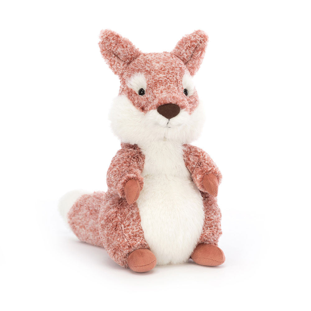 Jellycat Ambrosie Fox Plush Stuffed Animal - Ultra Soft Cuddly Toy for Kids & Adults | Perfect for Nursery Decor, Gift Giving & Comfort Companionship