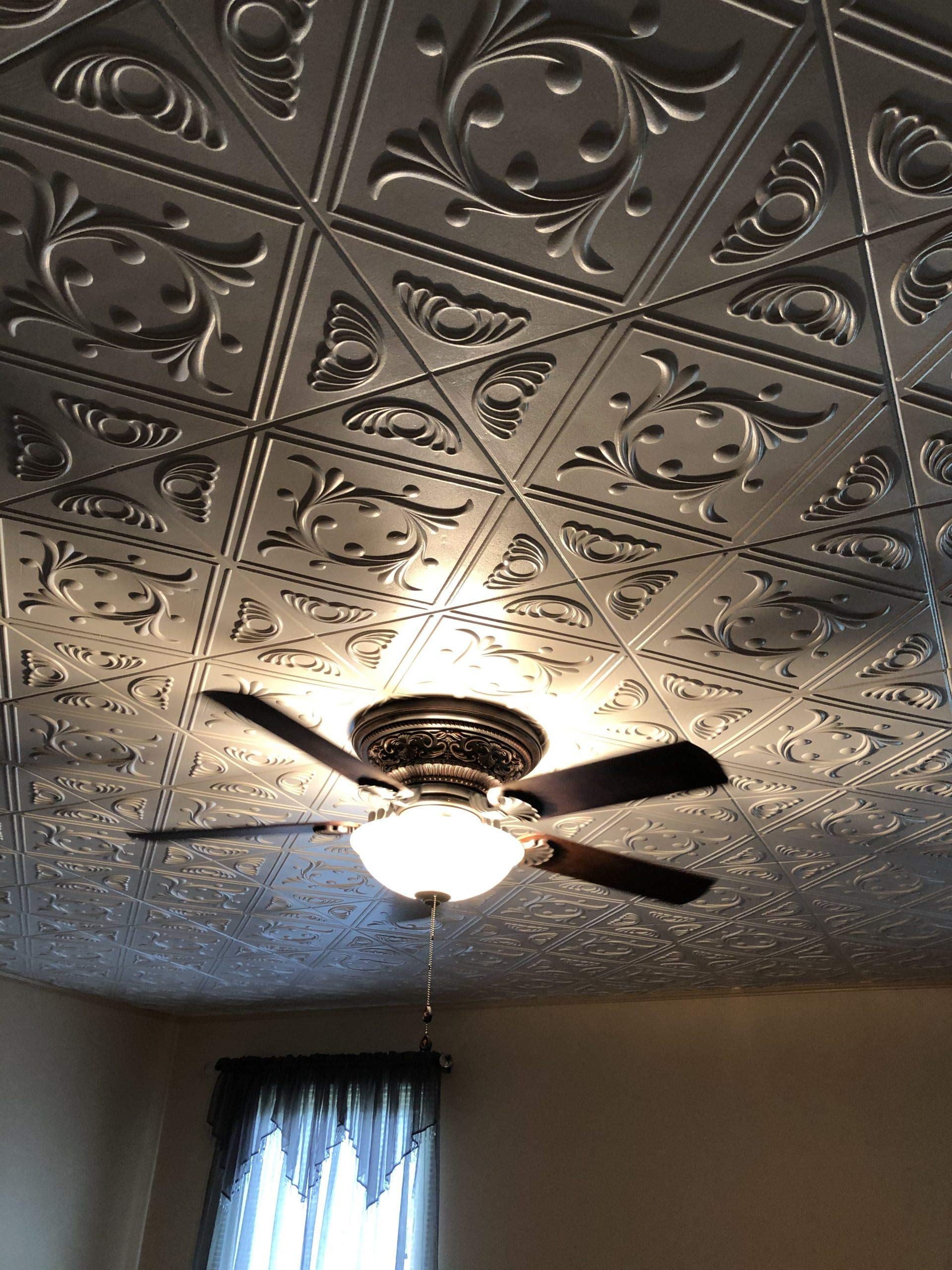 Premium Diamond Wreath Foam Ceiling Tiles - 12