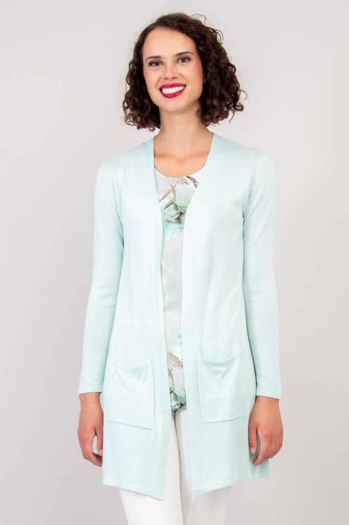 Justine Sweater Women's Bamboo Cotton Knit Top - Fresh Mint Green Color - Soft Breathable Pullover for Casual Wear & Office Outfits