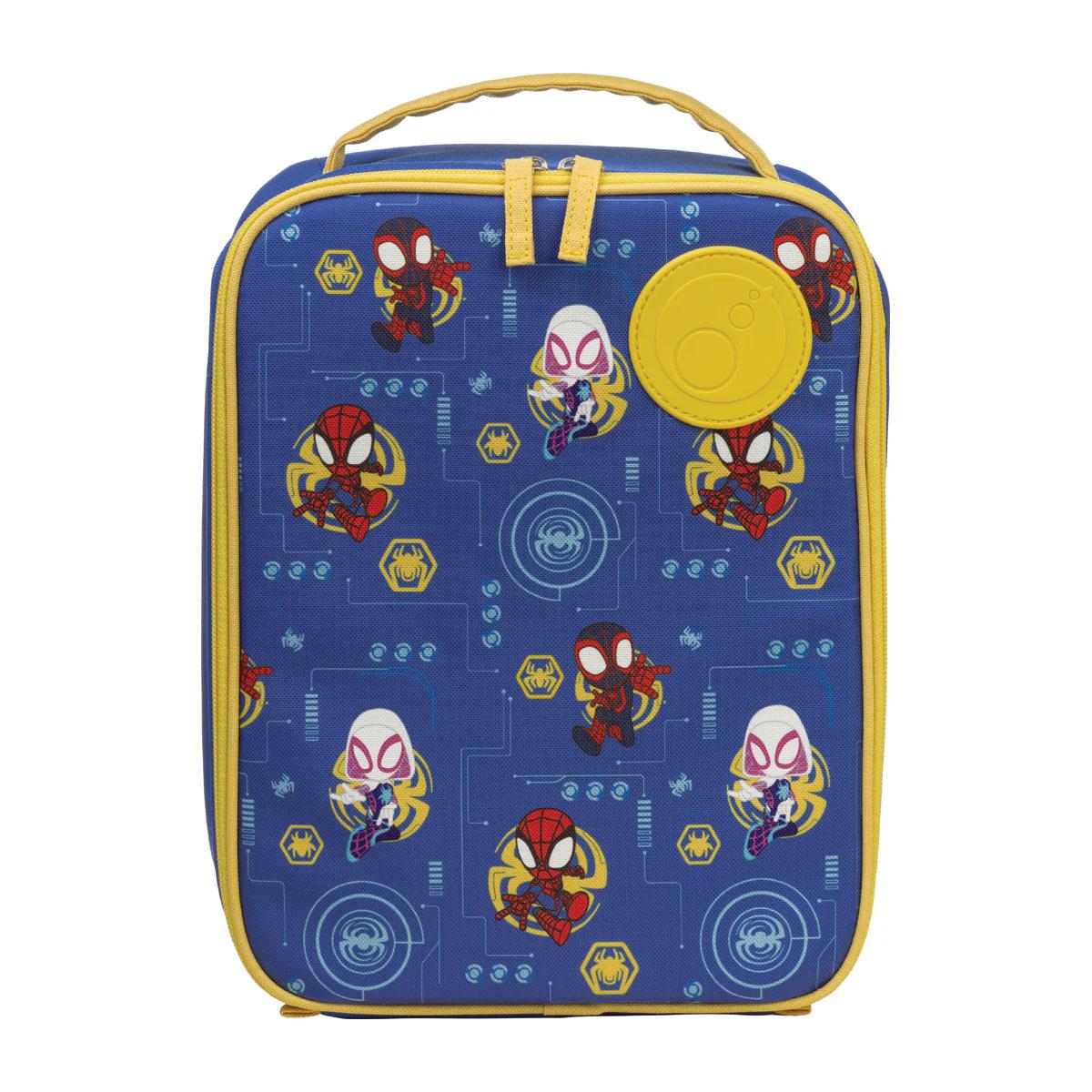 b.box Flexi Insulated Lunch Bag - Marvel Spiderman Design | Leak Proof Kids Lunch Box for School, Work & Picnics | BPA-Free Thermal Food Container for Hot & Cold Meals