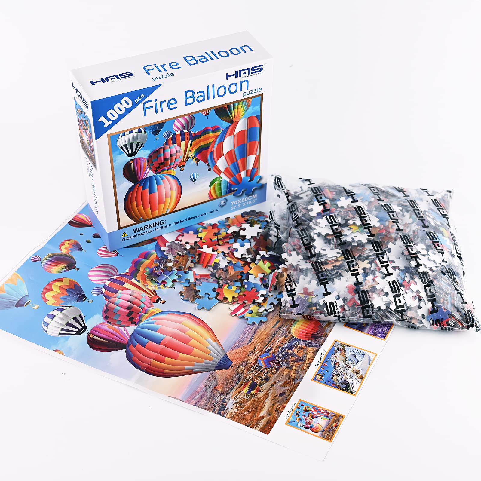 1000-Piece Hot Air Balloon Jigsaw Puzzle for Adults - Natural Landscape Scenery Puzzle Game, Fun Family Activity & Home Decor Gift | Perfect for Relaxation, Stress Relief & Living Room Decoration
