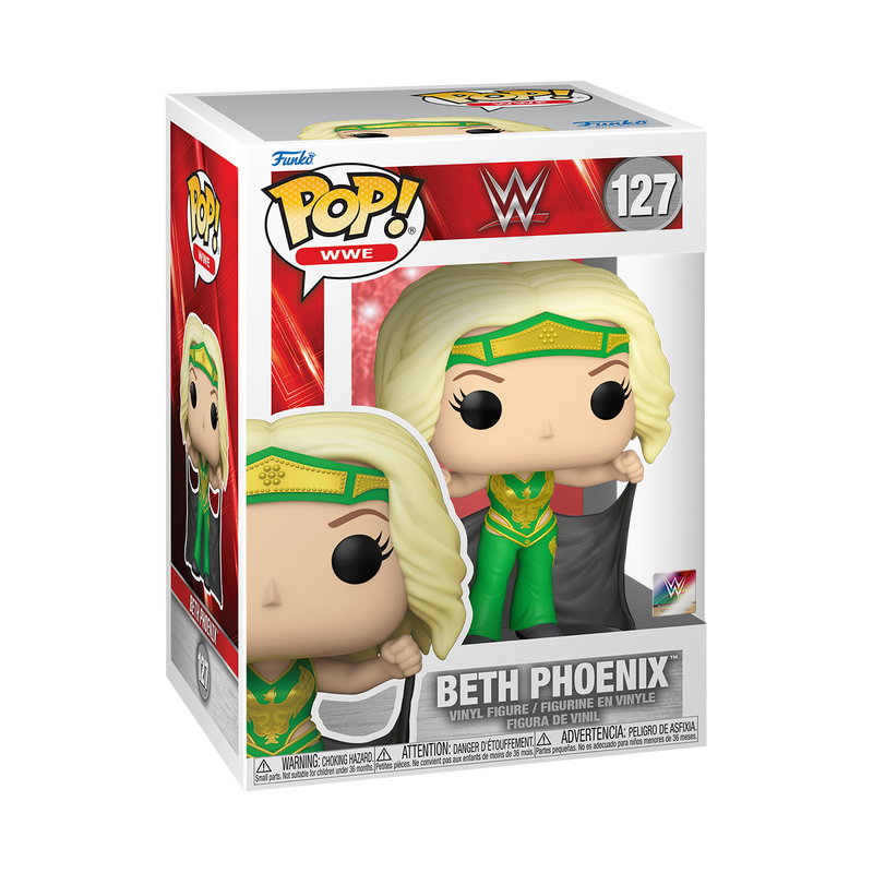 Beth Phoenix Funko Pop Vinyl Figure #127 with Protector Case - Perfect for WWE Collectors and Display