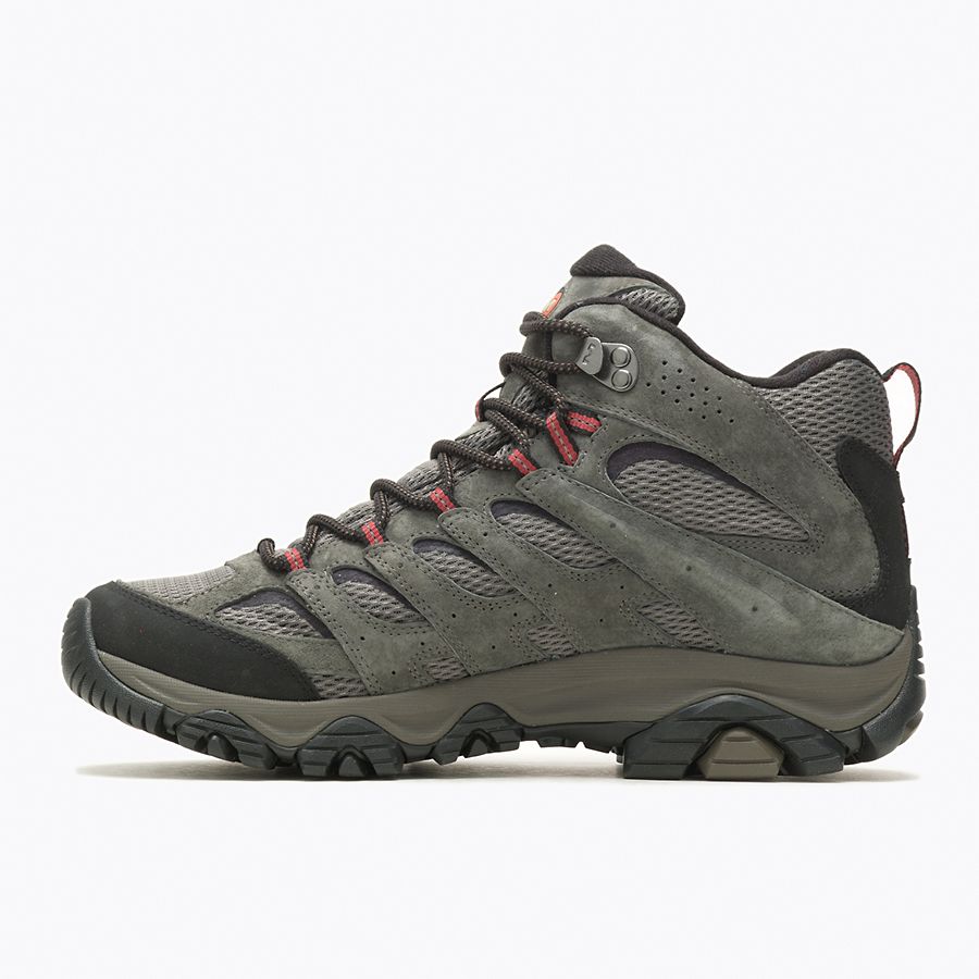 Merrell Moab 3 Mid WP Wide Waterproof Hiking Boots for Men - Durable Outdoor Shoes for Trail Walking, Camping & Backpacking Adventures