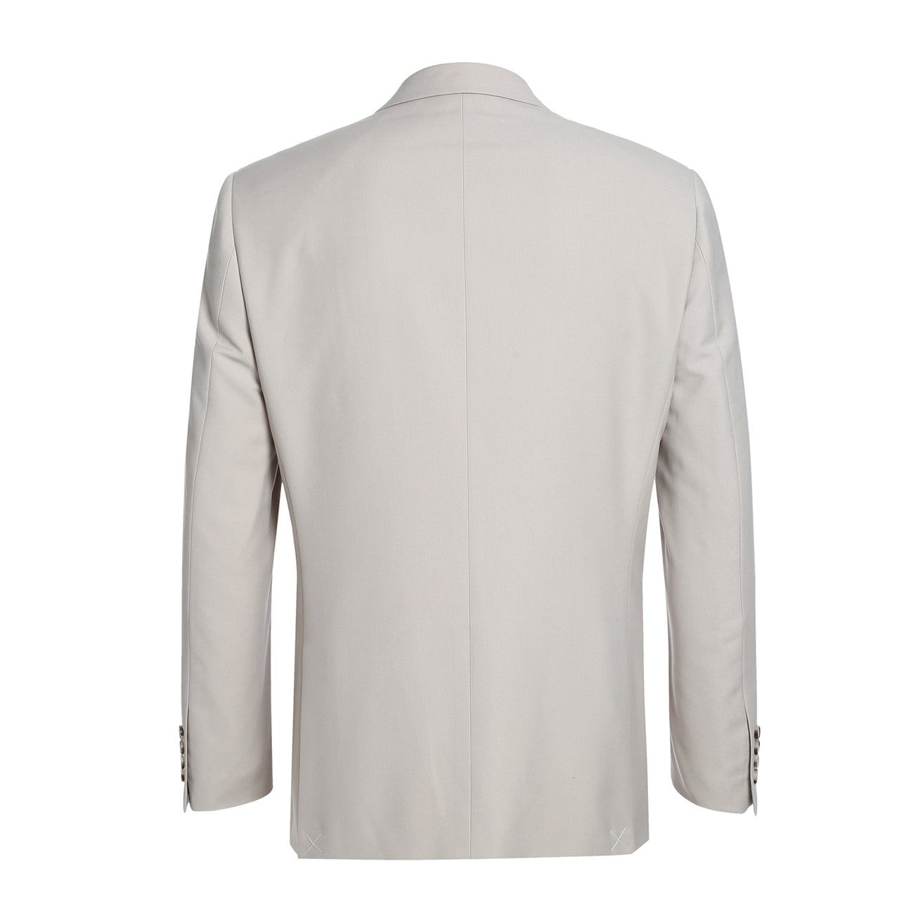 Alessandro Vitello by Renoir Beige Classic Fit 2-Piece Single Breasted Notch Lapel Suit | Size 201 84 | Perfect for Weddings, Business Meetings & Formal Events