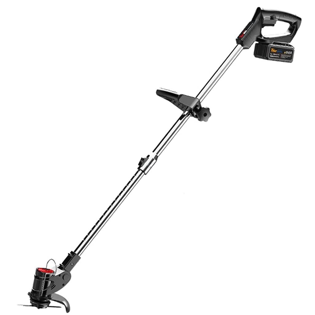 Black 8000AH Handheld Electric Lawn Mower - Portable Lithium Battery Powered Outdoor Power Tool for Weeding & Trimming | Perfect for Home Lawn Care, Garden Maintenance & Backyard Landscaping