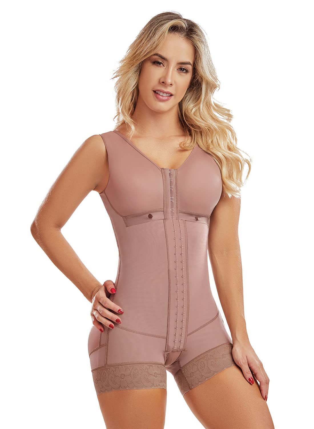 Postpartum & Post-Surgery Colombian Shapewear for Women - 0470 Fajas Reductoras Body Shaper - Slimming & Tummy Control Compression Garment - Perfect for Recovery, Weight Loss & Special Occasions