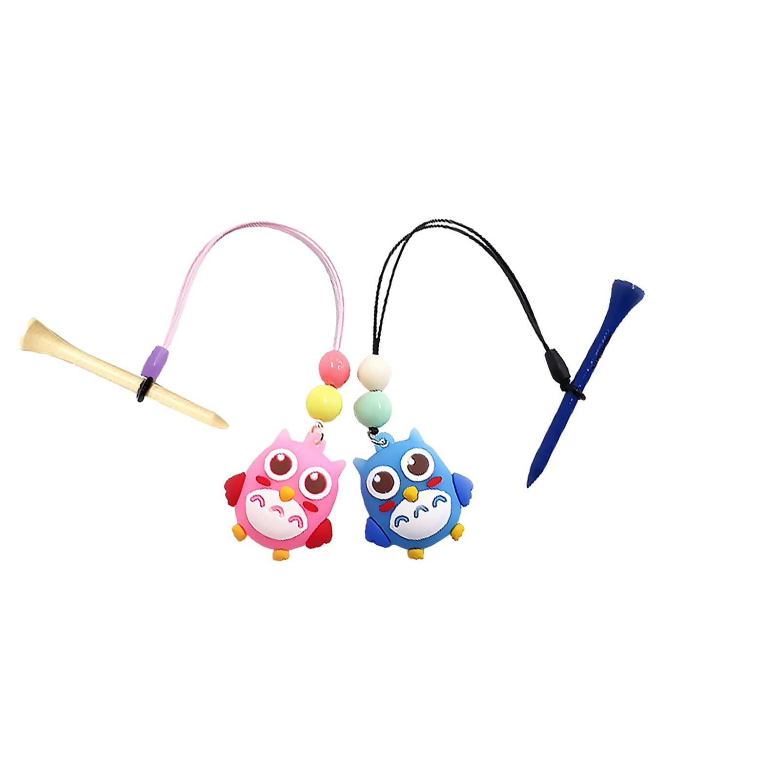 Lucky Owl Golf Tee Holder Set - Premium Golf Tee Hanger & Accessories for Couples | Perfect Golf Gift with Elegant Packaging | Ideal for Golf Tournaments, Practice & Home Decor