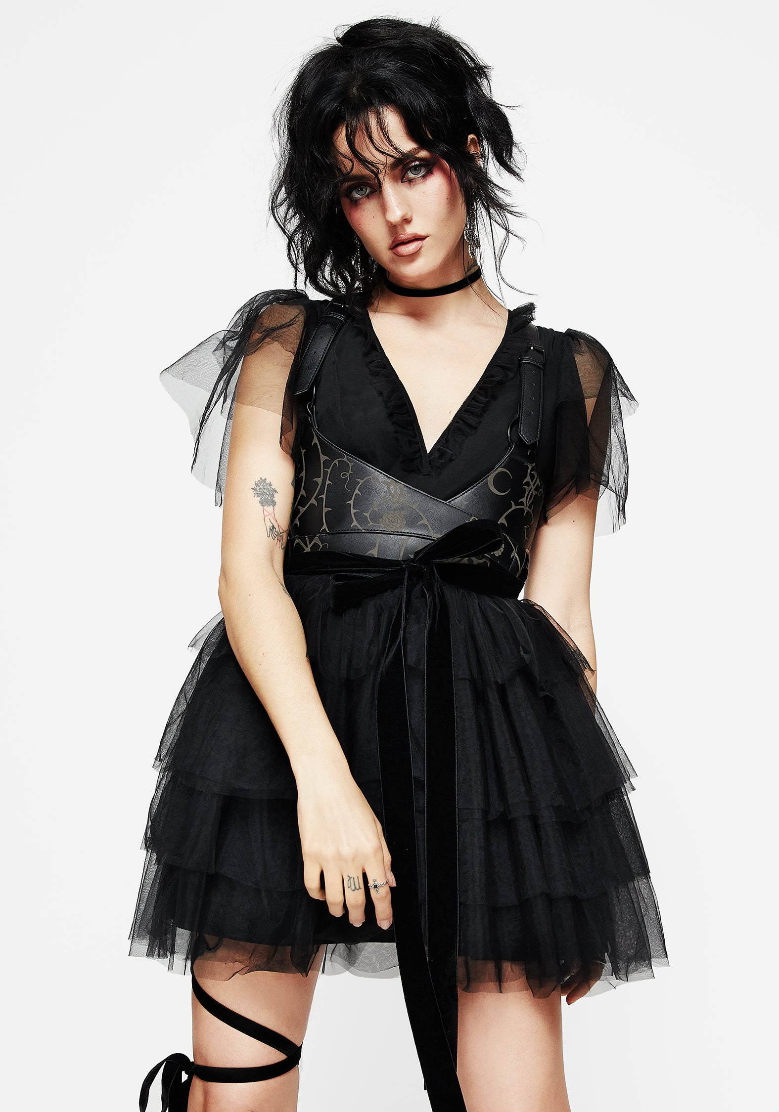 Krysta Tulle Mini Dress for Women - Elegant Party Dress for Weddings, Prom, Evening Events & Special Occasions