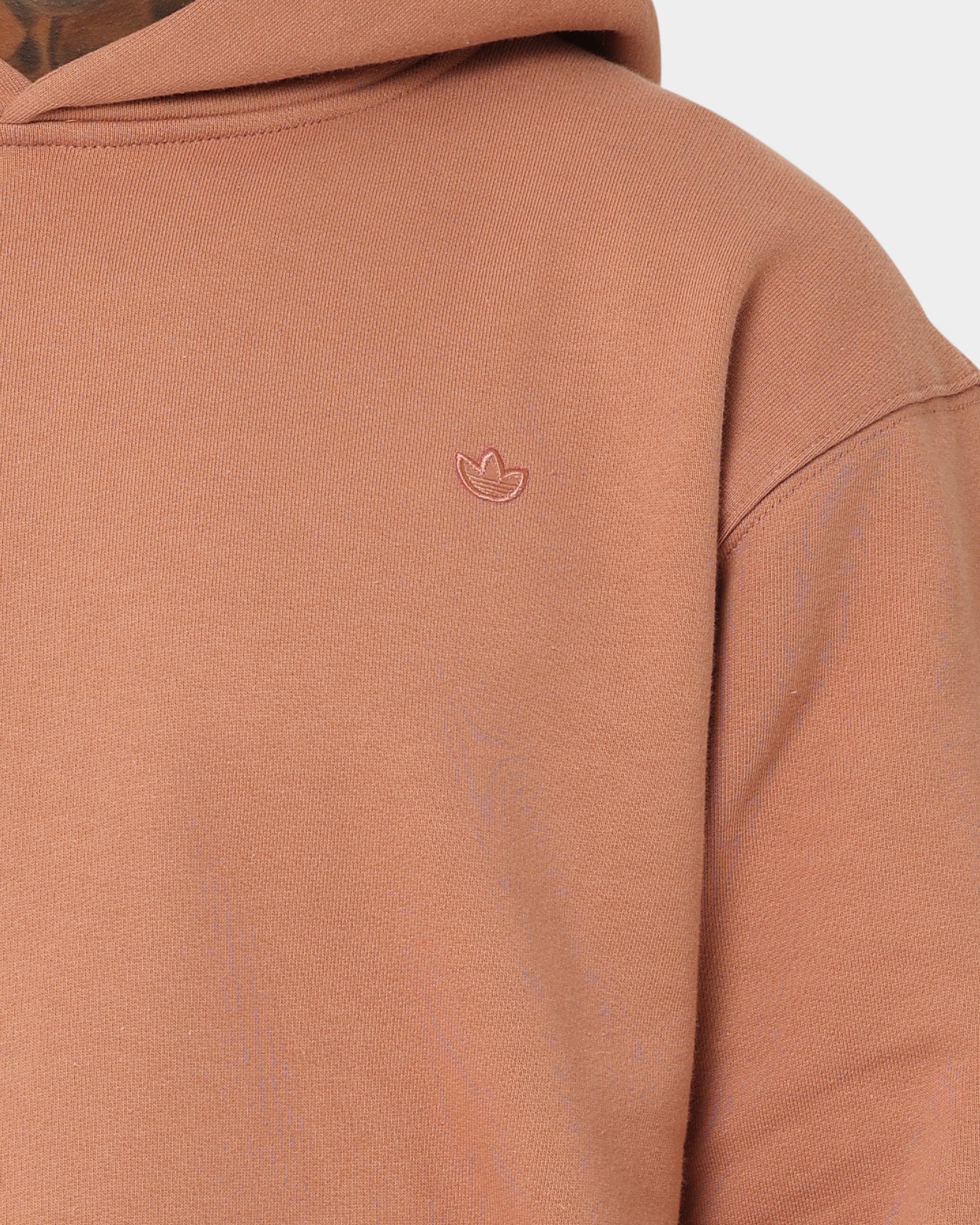Adidas Contempo French Terry Hoodie for Women - Clay Strata Pullover Sweatshirt | Casual Streetwear, Gym & Lounge Wear