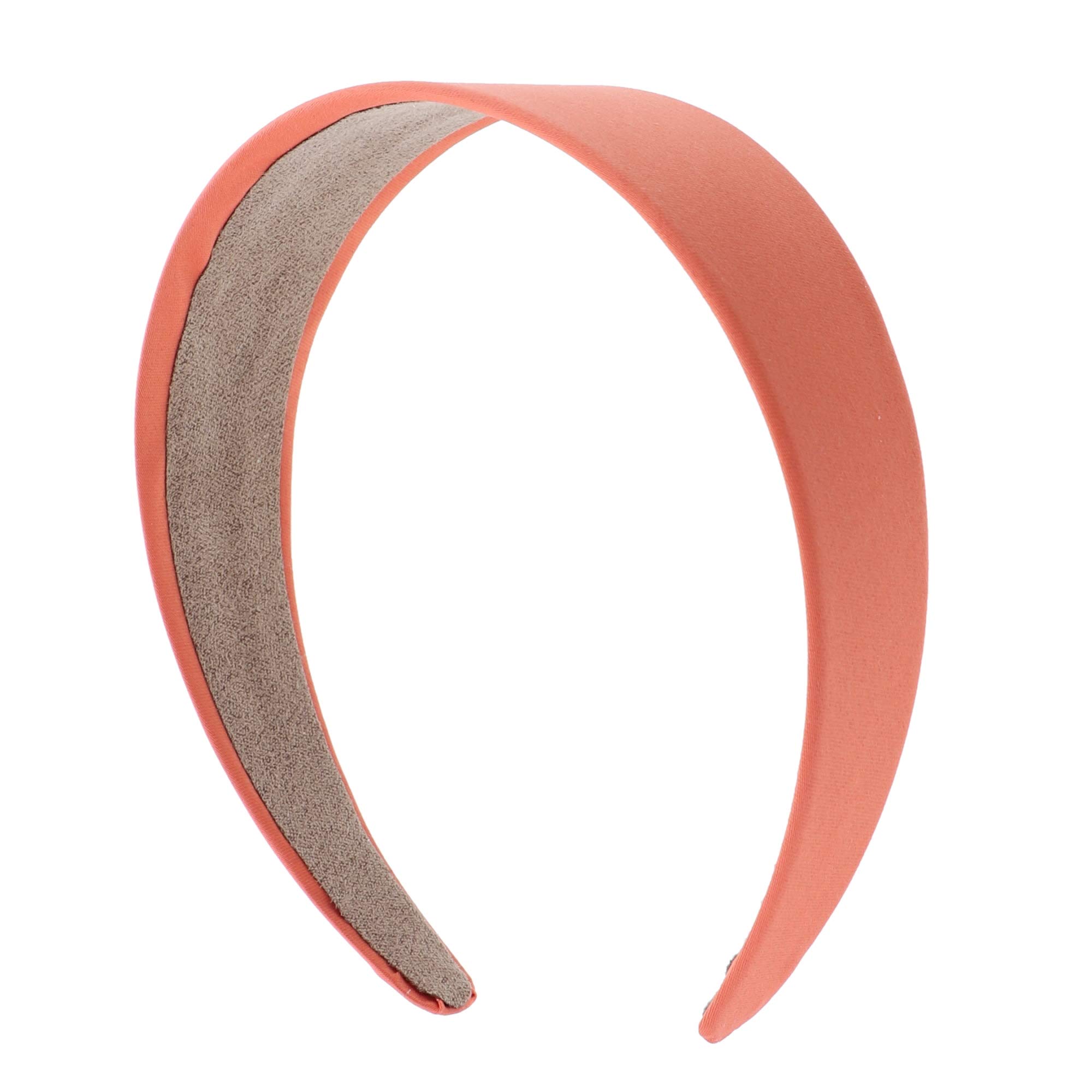 Motique 2 Inch Wide Satin Headbands for Women & Girls - Suede Lined Comfort, Set of 3 - Perfect for Workouts, Weddings, and Everyday Style