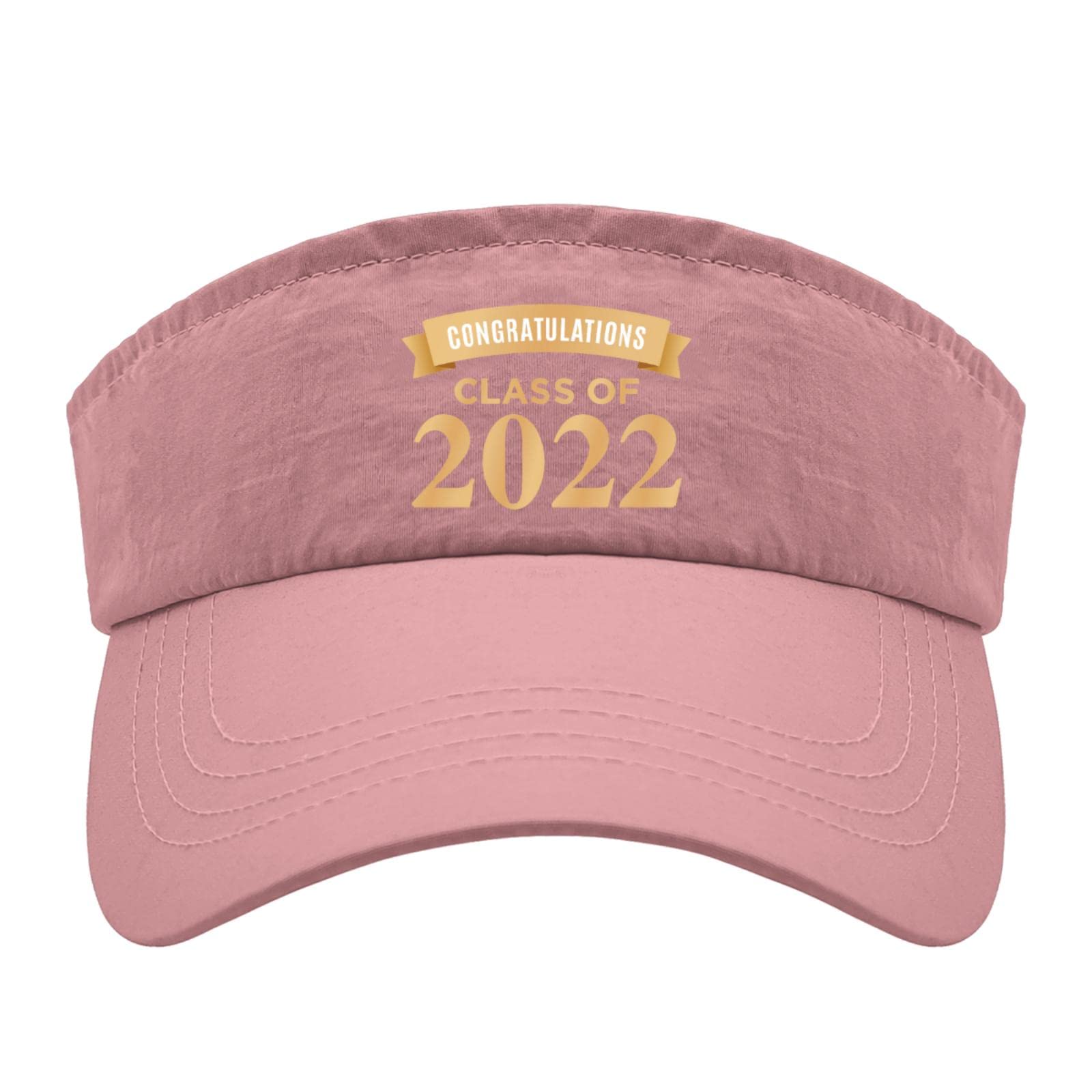 Class of 2022 Graduation Sun Visor Hat - Funny Golf Visor Cap for Adults - Perfect for Graduation Parties, Golf Outings & Summer Events
