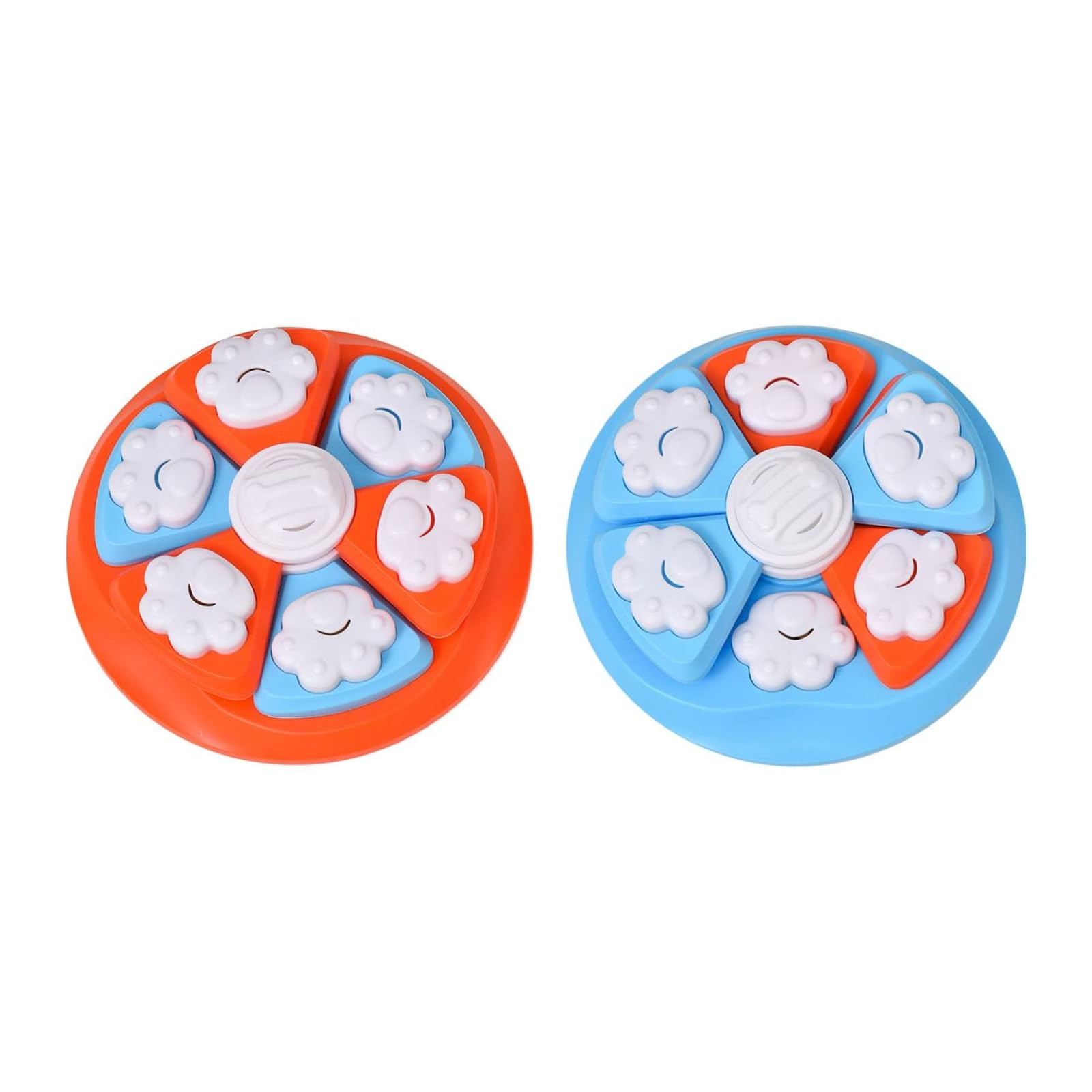 Emily Pets Interactive Dog Puzzle Feeder Bowl - Slow Feeding Dog Treat Dispenser & Puzzle Toy for Mental Stimulation - Blue (Perfect for Mealtime Enrichment and Boredom Prevention)
