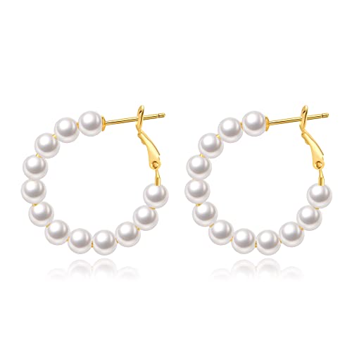 20mm-Pearl Earrings