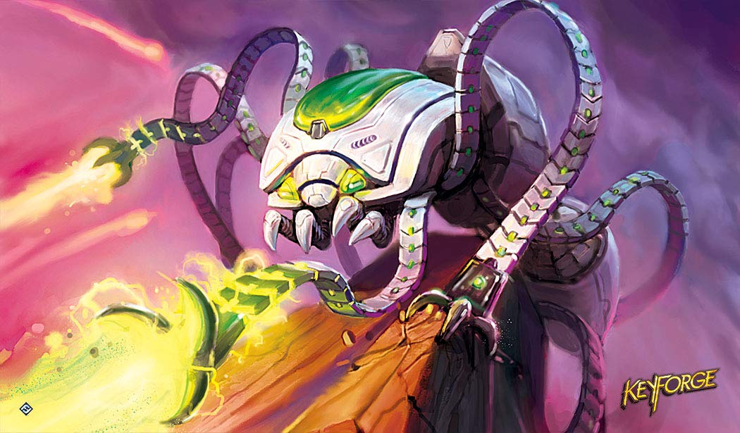 Keyforge: Storm Crawler Playmat - Premium Gaming Mat for TCG & Card Games | Fantasy Flight Games Official Merchandise | Perfect for Tournaments, Game Nights & Collectors