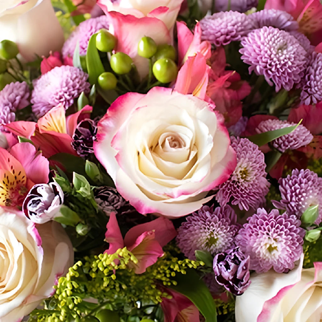 Fresh Flower Bouquet - Premium Hand-Tied Floral Arrangement for Weddings, Anniversaries & Home Decor | Long-Lasting Blooms for Gifts & Special Occasions