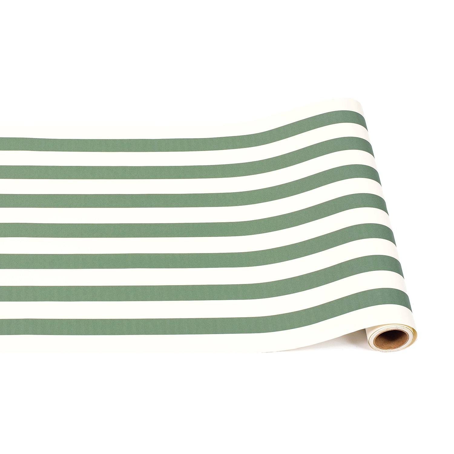 Dark Green Classic Stripe Runner Rug - Non-Slip Hallway Carpet for Home Decor | Perfect for Entryways, Staircases & High Traffic Areas