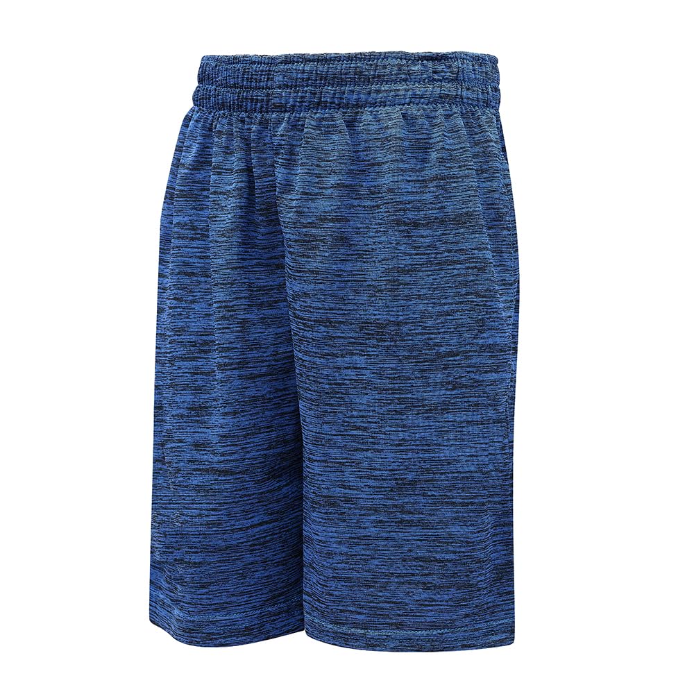 BROOKLYN'S BEST 4 Pack Boys Active Shorts with Elastic Waistband & Pockets – Quick Dry Durable Athletic Wear for Running, Gym & Outdoor Play
