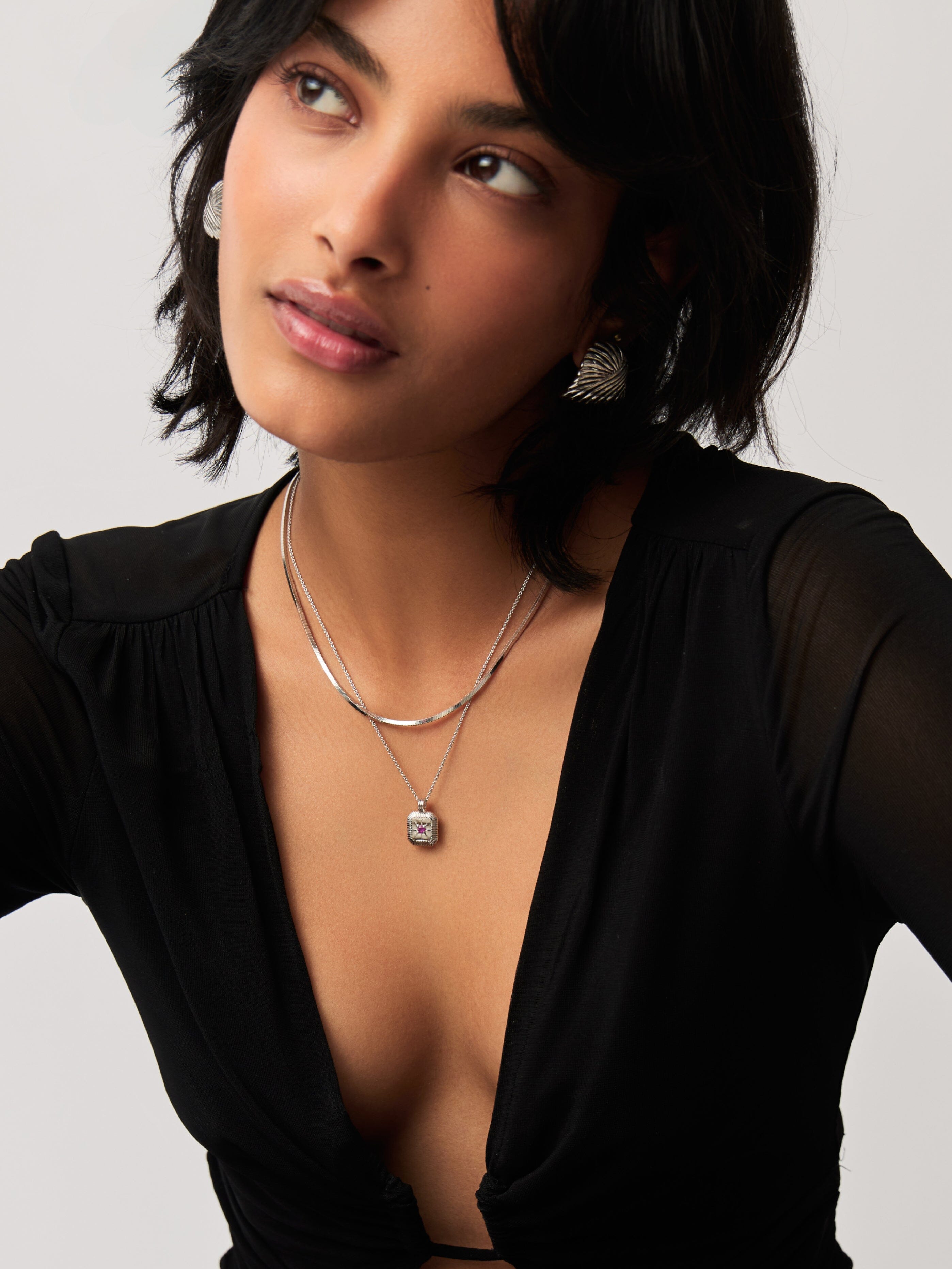 October Birthstone Necklace - Genuine Pink Tourmaline Pendant Jewelry for Women | Elegant Gift for Birthday, Anniversary & Special Occasions