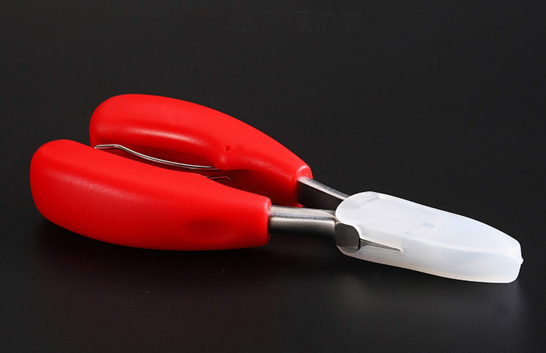 Professional Stainless Steel Toenail Clippers for Thick Nails - Heavy Duty Pedicure Tools for Elderly & Adults - Red Toenail Trimmer for Ingrown Nails & Tough Toenails | Perfect for Home Pedicure, Travel Grooming & Senior Foot Care