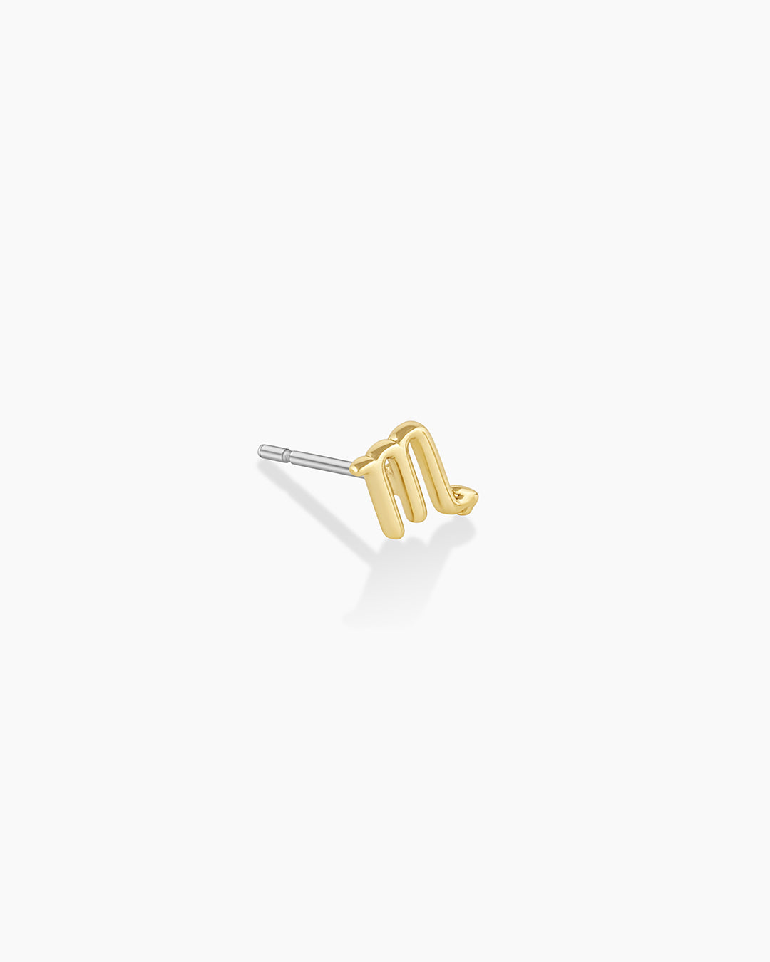 Zodiac Single Stud Earrings - Gold Plated Zodiac Sign Jewelry for Women - Perfect for Daily Wear, Gifts & Special Occasions