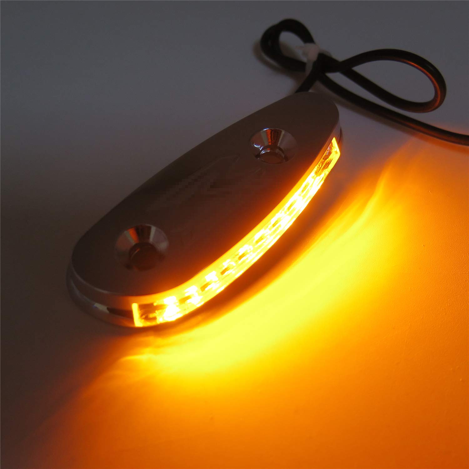 LED Signal Mirror Block Off Plate for Suzuki GSXR 600 750 2001-2004 - Chrome Replacement Part [P/N:MT222-009A-GSXR-CD] - Motorcycle Customization & Safety Upgrade