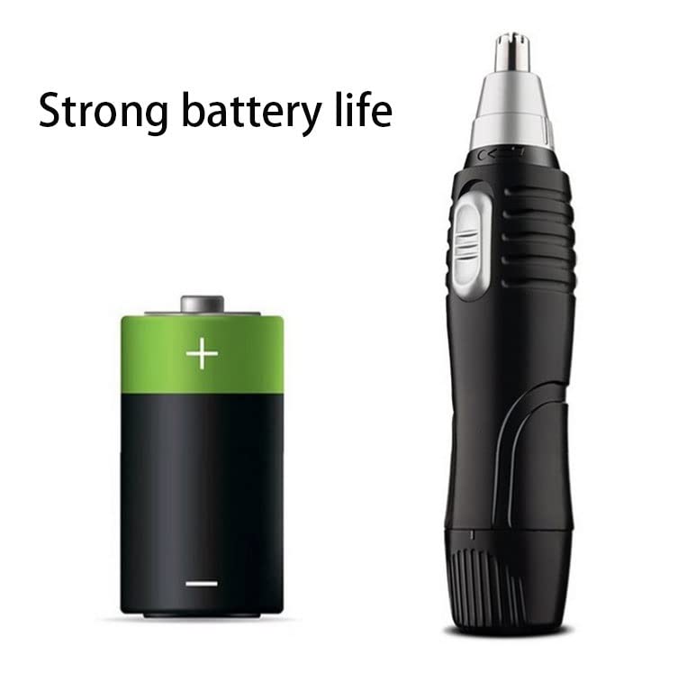HAYNAH 2 in 1 Electric Nose & Ear Hair Trimmer for Men and Women - Waterproof Rechargeable Beard & Facial Hair Clipper with Safety Guard - Portable Grooming Kit for Travel, Home, and Salon Use