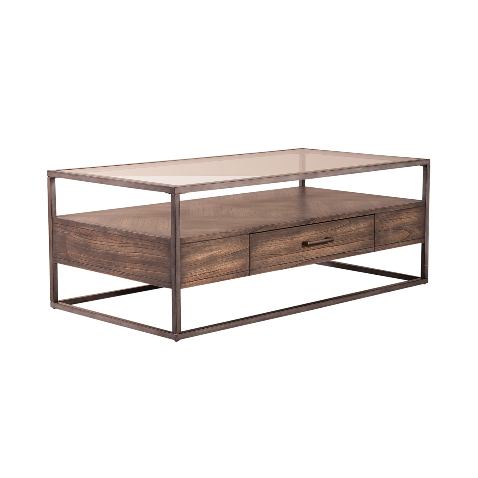 Jamestown Coffee Table - Modern Wooden Living Room Table with Storage Shelf | Perfect for Home, Office & Lounge Decor