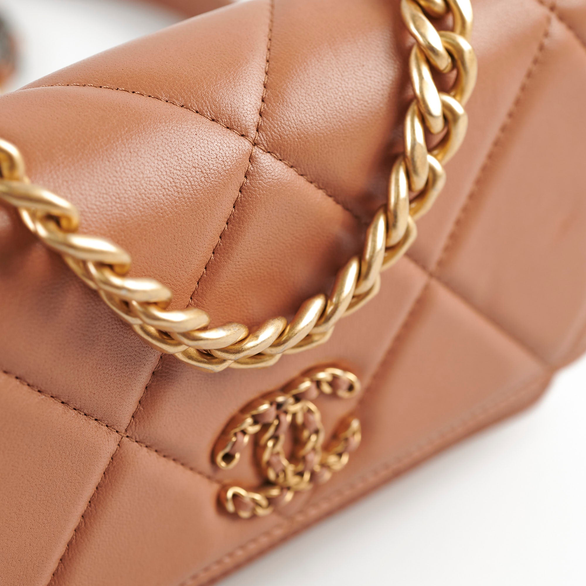 Chanel 19 Wallet On Chain WOC Bag in Caramel - Luxury Crossbody Bag for Women, Perfect for Parties, Date Nights & Everyday Use