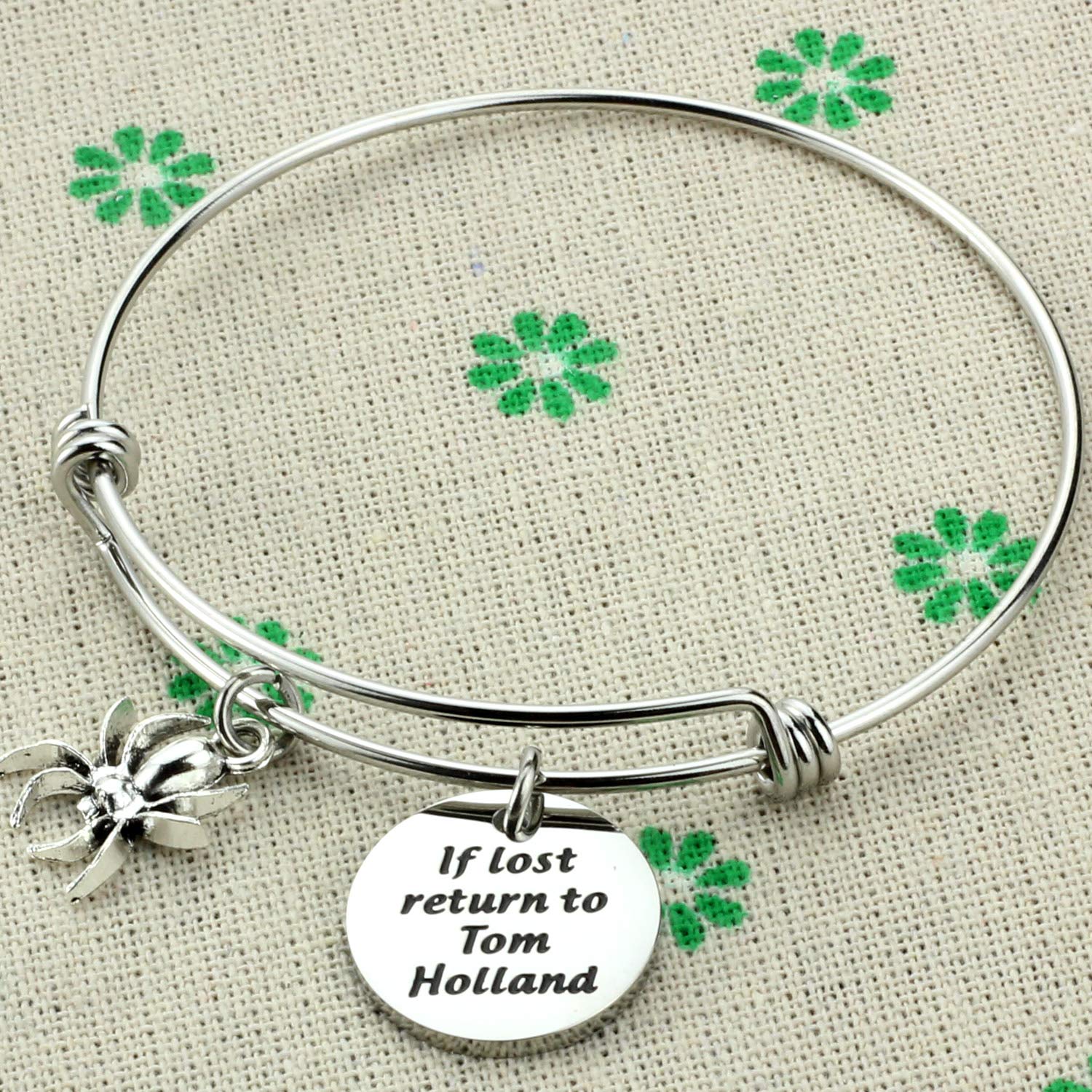 Tom Holland Spider-Man Bracelet - Official Marvel Merchandise for Women & Fans - Perfect Gift for Birthday, Cosplay & Movie Lovers