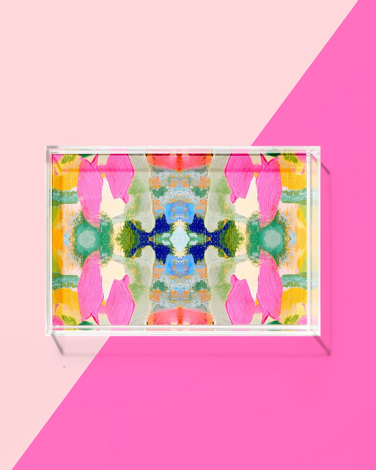 Stylish Acrylic Small Tray - Perfect for Jewelry, Keys & Makeup Organization | Durable & Lightweight for Home, Office & Bathroom Use