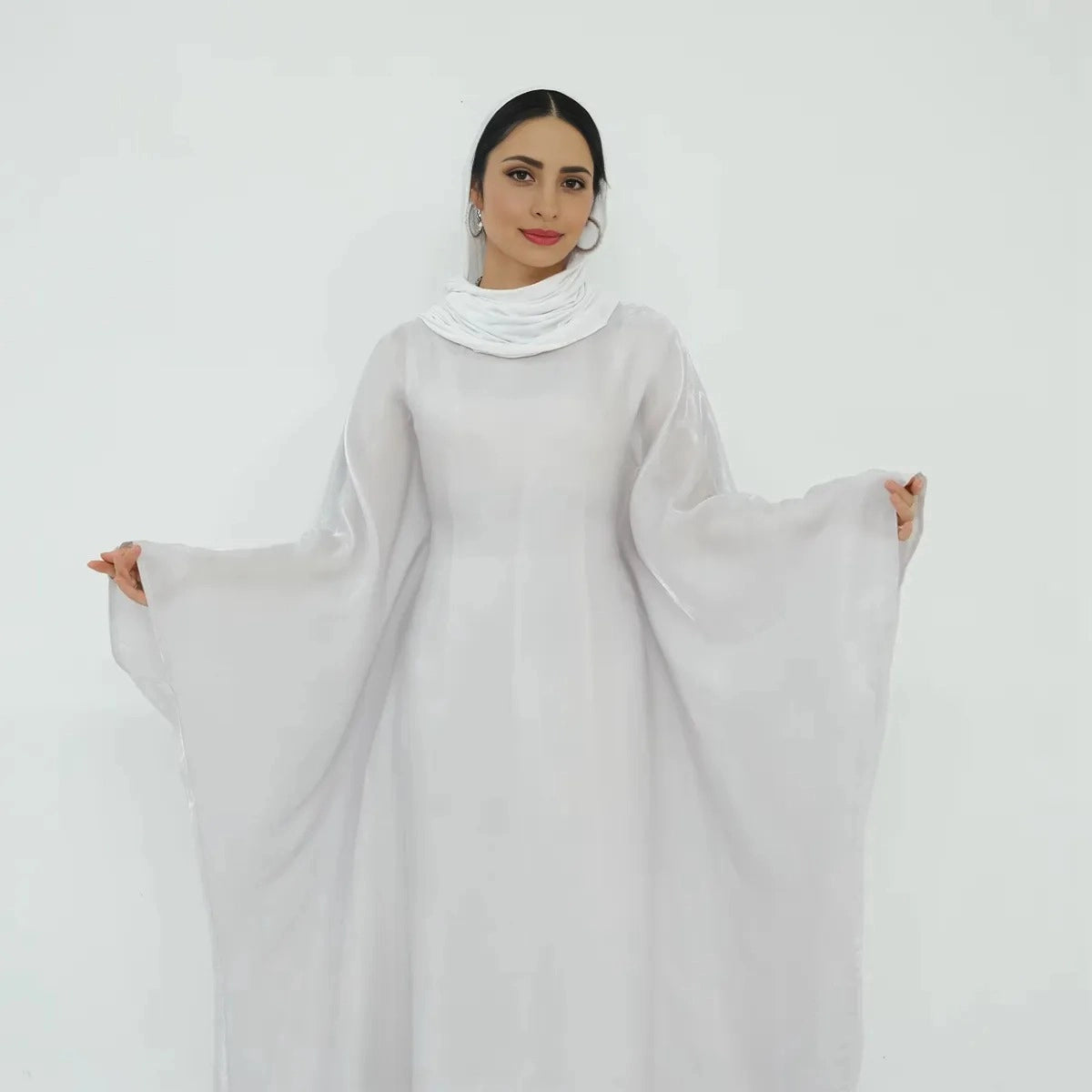 20 Color Options Sparkling Women Abaya Dress - Elegant Muslim Prayer Dress for Special Occasions & Daily Wear