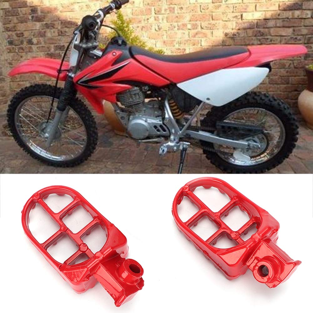 Aramox Motorcycle Foot Pegs - 2pcs Aluminum Footrest for Dirt Bikes - Off-Road Riding Accessories