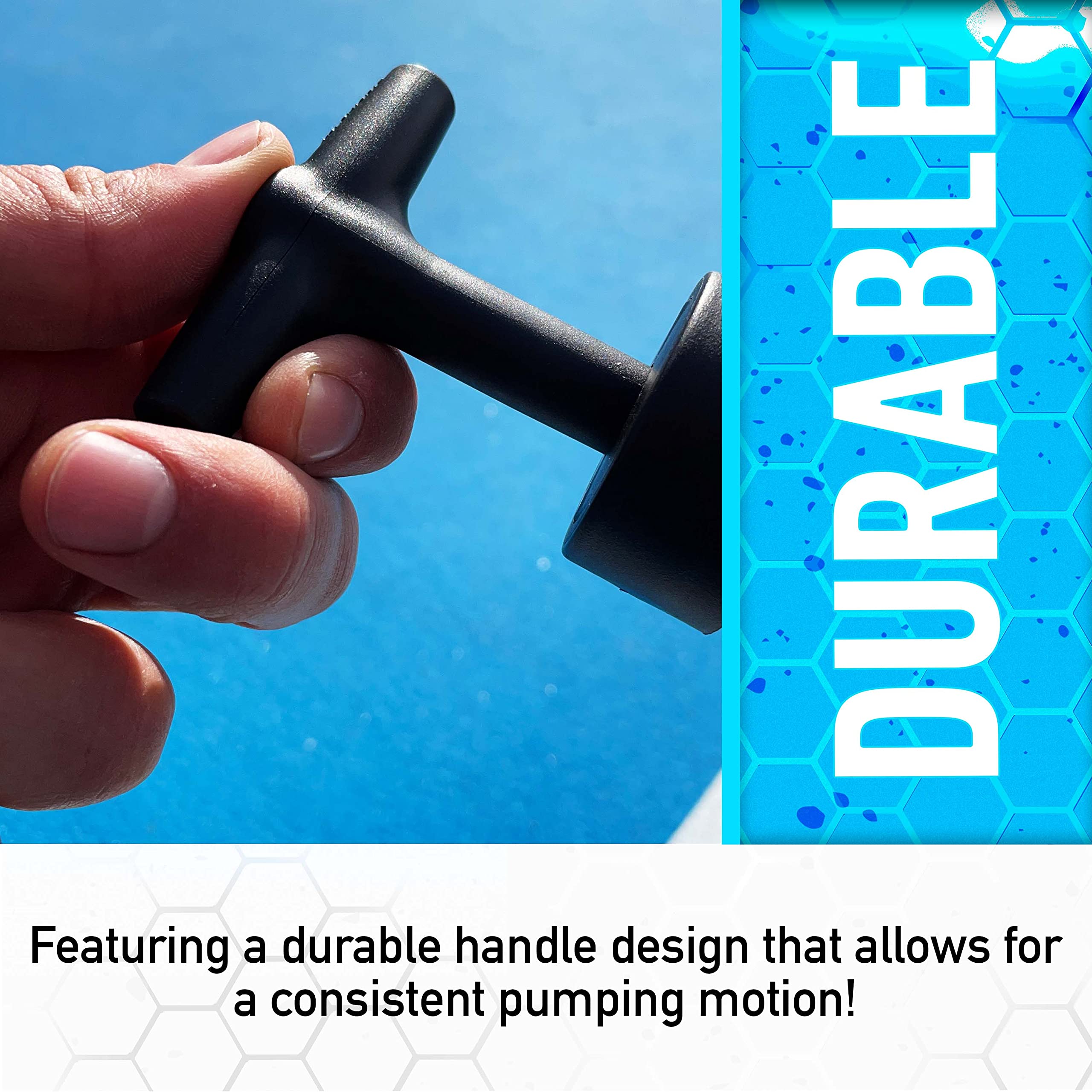 Franklin Sports Ball Pump - High Pressure Air Inflation Pump for Soccer, Basketball, Football - Includes Needle & 11.5