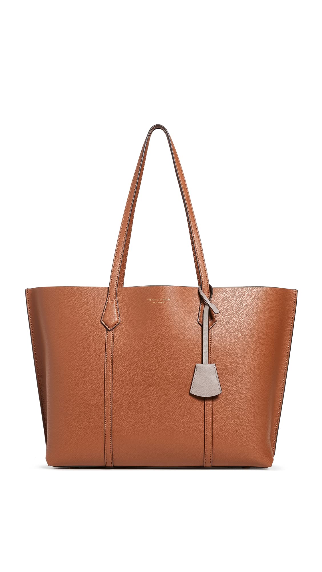Tory Burch Perry Triple Compartment Tote Bag for Women - Stylish Leather Handbag with Spacious Storage for Work, Travel & Everyday Use