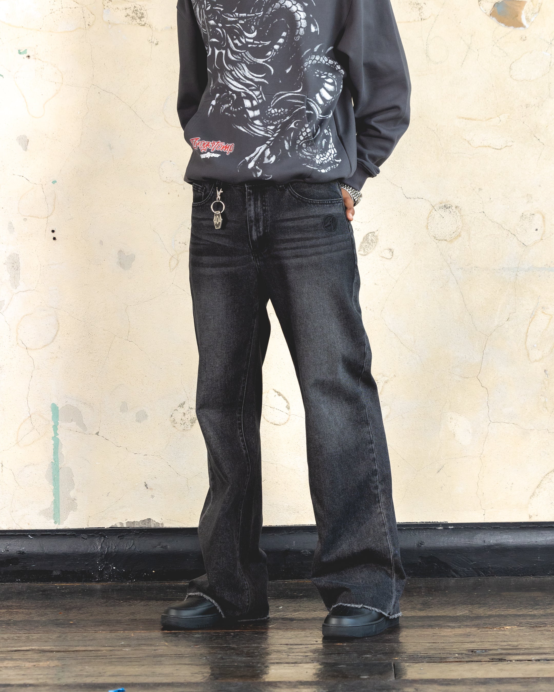 404 205 Bootcut Jeans for Women - Classic Black Denim Pants for Casual Wear & Everyday Style | Perfect for Work, Weekend Outings & Date Nights