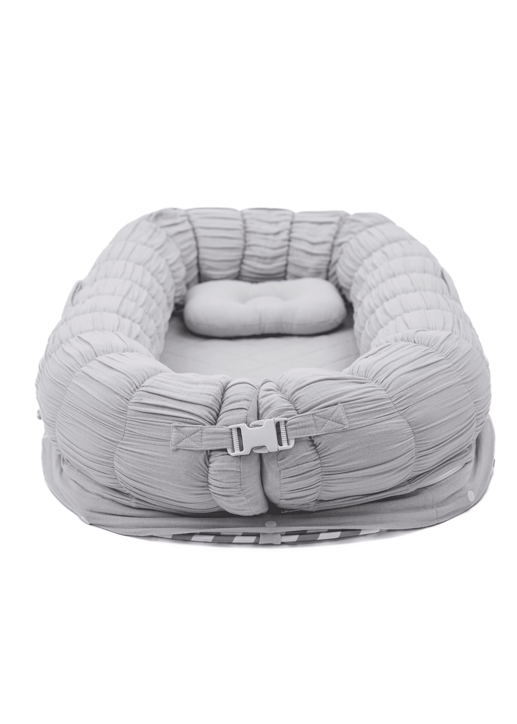 The Sleep Cloud Nest Grey - Ultra Comfort Memory Foam Pillow for Side, Back & Stomach Sleepers - Perfect for Home, Travel & Office Use