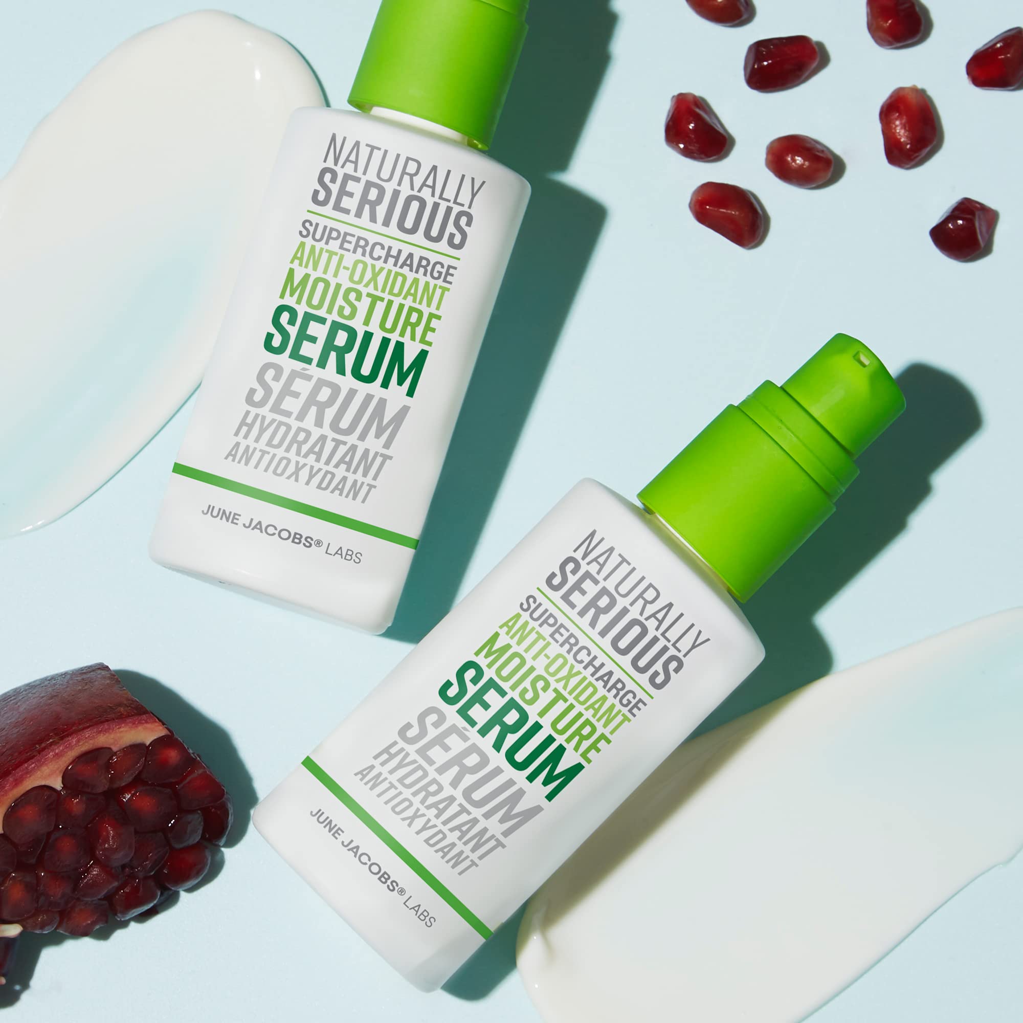 Naturally Serious Supercharge Anti-Oxidant Moisture Serum - Hydrating Face Serum with Hyaluronic Acid for Dry Skin | Vegan & Cruelty-Free Skincare | Perfect for Daily Hydration & Anti-Aging Routine