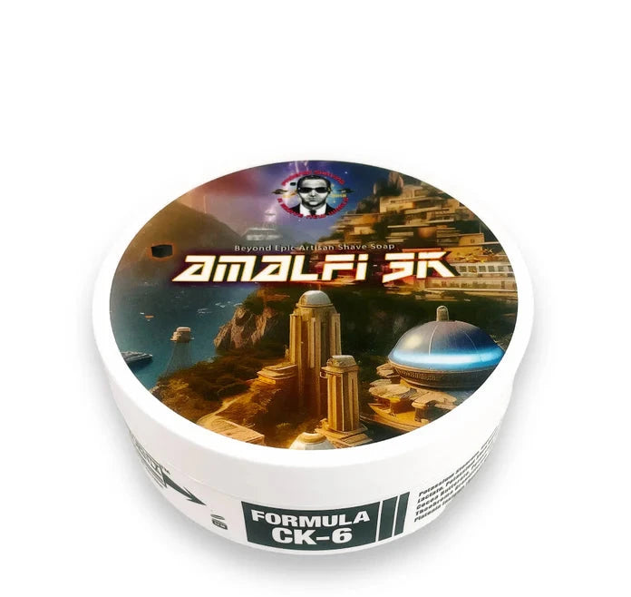 Phoenix Shaving | Amalfi 3K Artisan Shaving Soap for Men - Luxury Vegan Grooming Soap with Shea Butter & Essential Oils - Perfect for Wet Shaving & Beard Care Routine