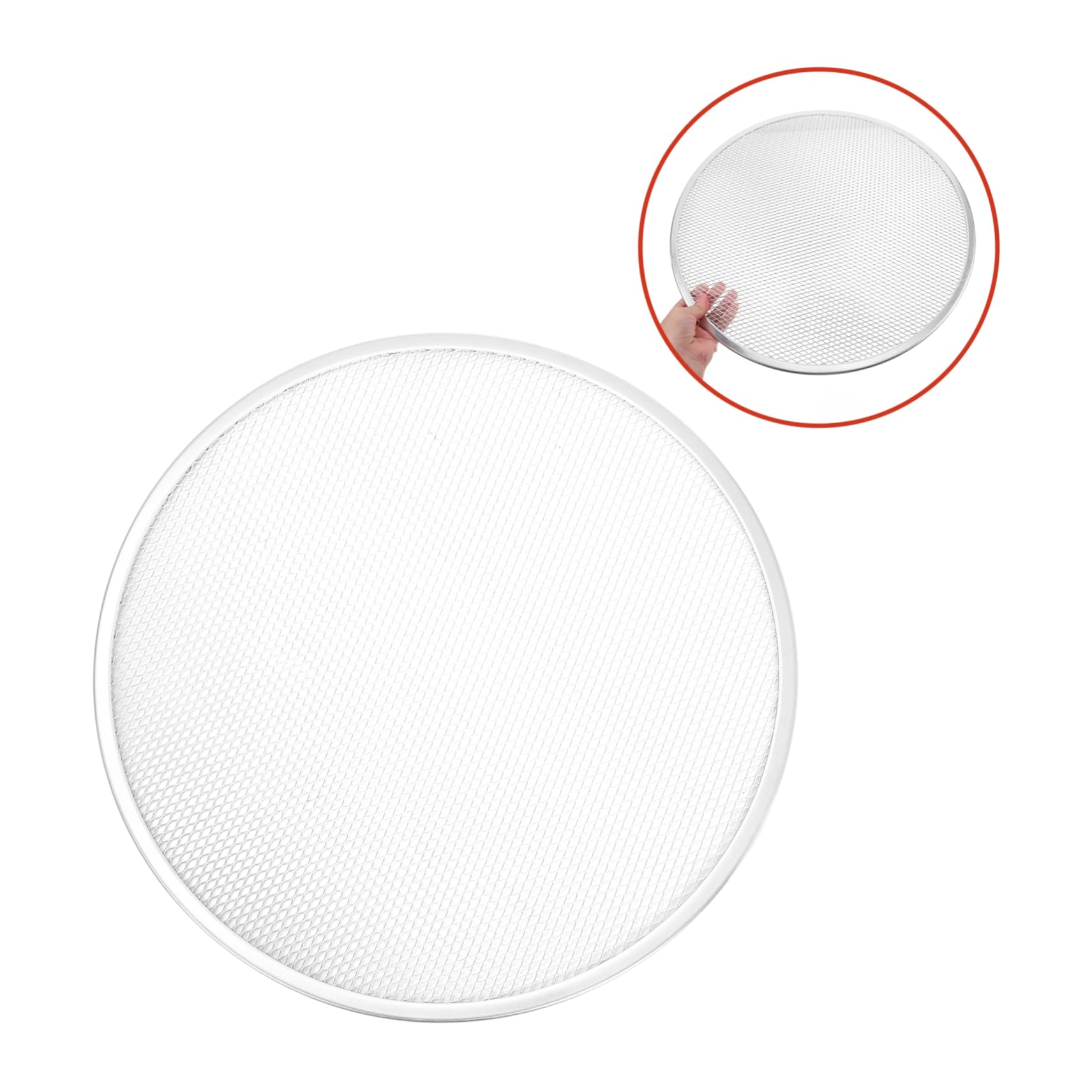 DOITOOL 17 Inch Nonstick Perforated Pizza Pan - Round Baking Sheet for Pizza, Fries, Bread & Cookies - Heavy Duty Oven Safe Bakeware for Home & Commercial Kitchens - Perfect for Parties, BBQs & Family Dinners