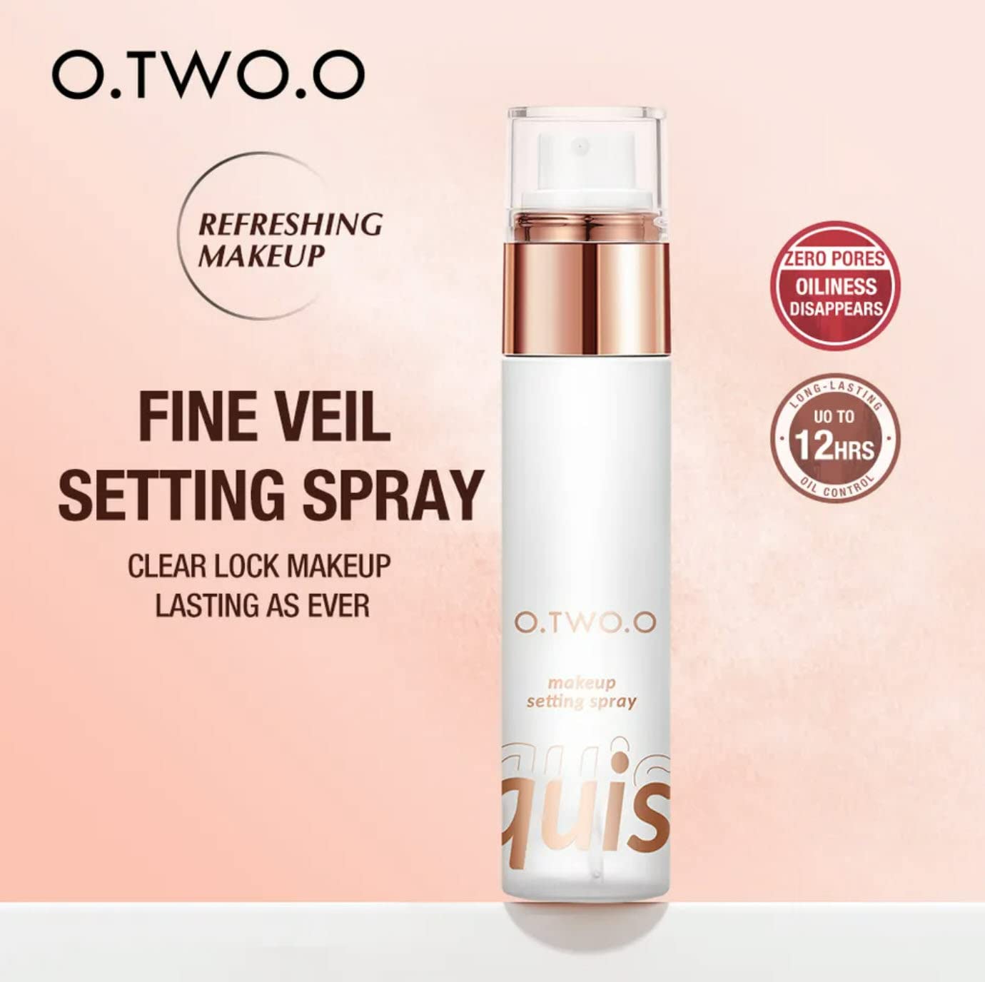 Best Moisturizing Makeup Setting Spray for Hydration & Oily Skin Control - Waterproof Long-Lasting Face Fixing Mist (50mL) | Perfect for Daily Use, Photo Shoots & Hot Weather