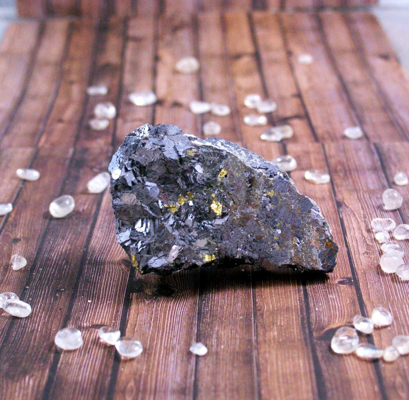 Natural Bulgarian Galena & Pyrite Mineral Specimen - Collectible Healing Crystals for Meditation, Home Decor & Gifts