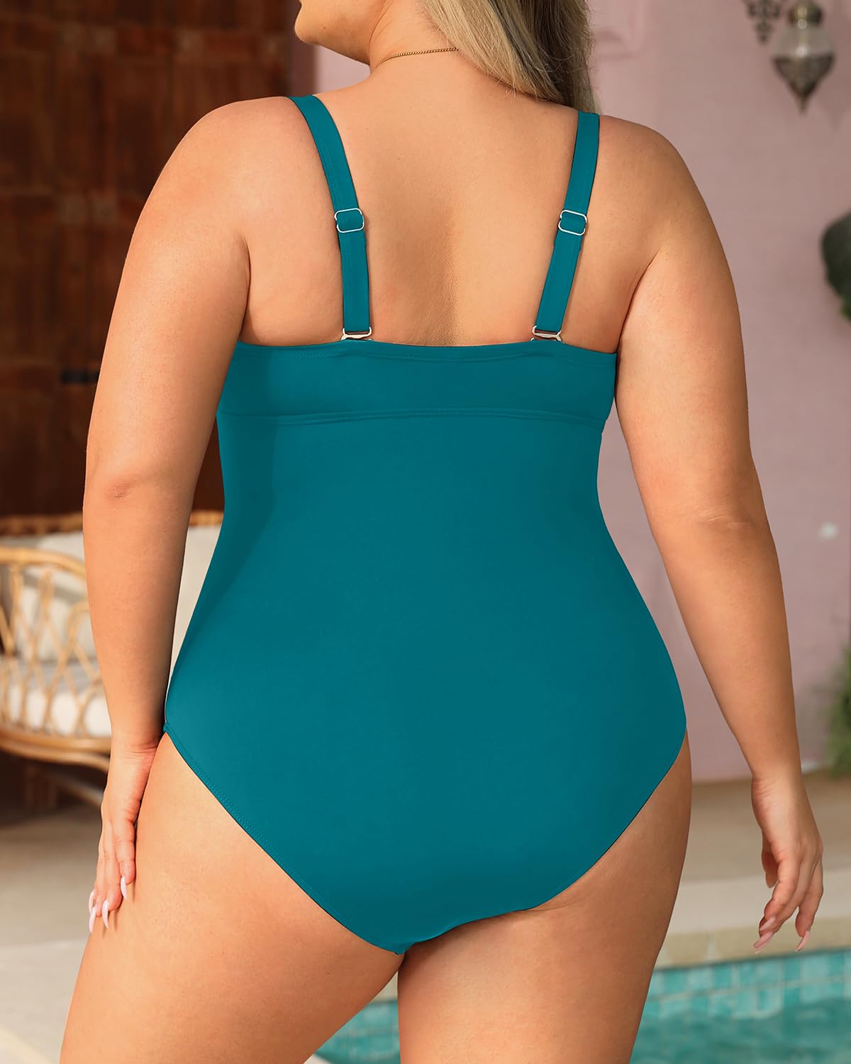 **Yonique Plus Size One Piece Swimsuit for Women - Tummy Control Bathing Suit Slimming Swimwear - Perfect for Beach, Pool & Vacation**