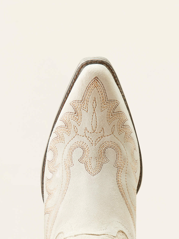 Ariat Women's Chandler Western Boot in Cloud White Suede - Perfect for Country Dancing, Rodeos & Western Fashion Outfits