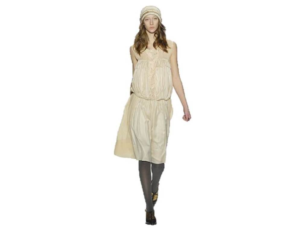 BCBG Women's Runway Pleated Midi Dress in Misty Rose - Size S | Elegant Flowy Party Dress for Weddings, Cocktail Events & Evening Occasions
