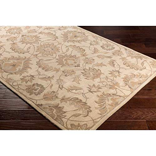 Surya Caesar Home Decor Area Rug 12x15 Feet - Soft Khaki Bohemian Rug for Living Room, Bedroom, Dining Room - Non-Slip Comfortable Floor Mat for Home Decor
