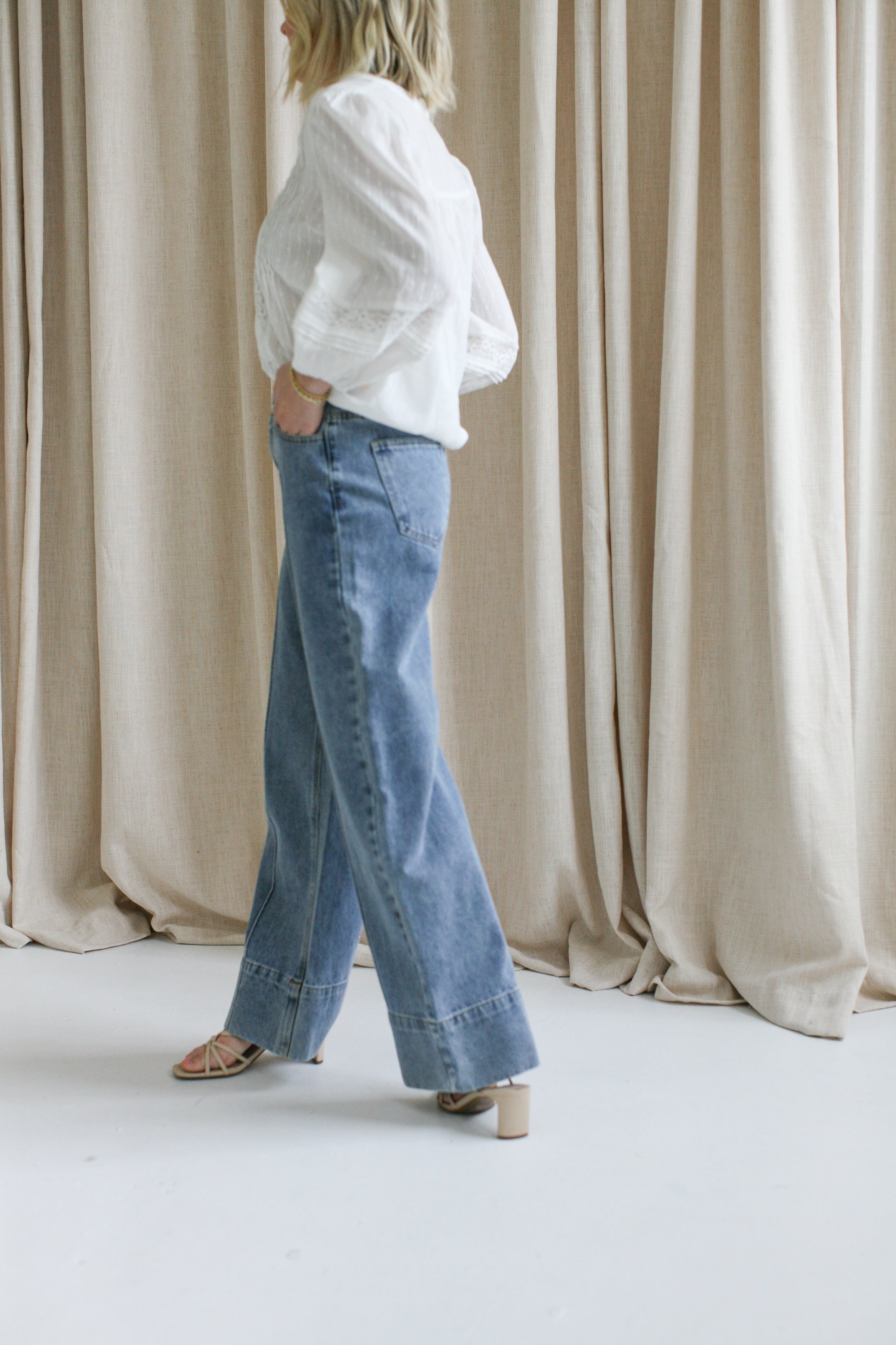 Drew Denim Pants for Women - High Waisted Stretch Skinny Jeans | Comfortable & Stylish for Casual Wear, Office, and Night Out