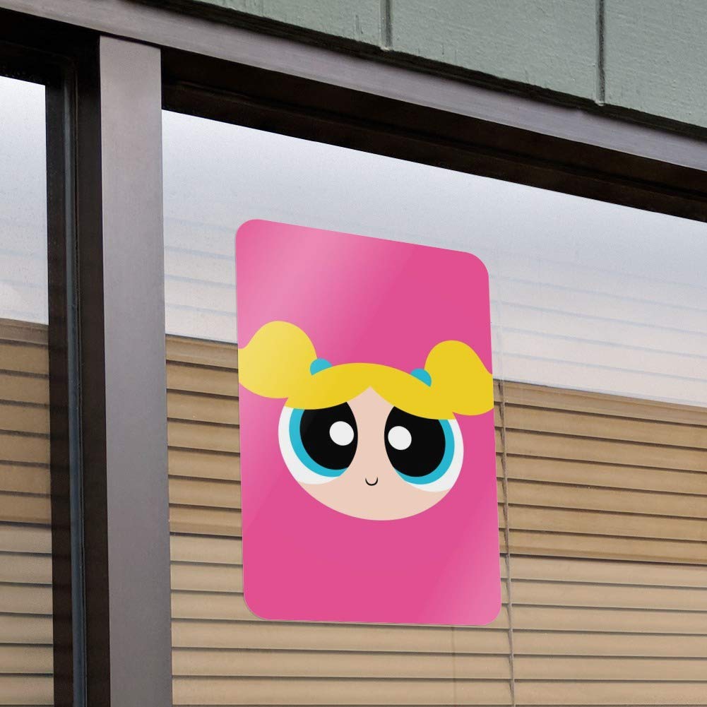 Powerpuff Girls Bubbles Head Wall Sign - Cute Cartoon Home & Office Decor for Fans, Kids Room, Game Room, or Collectible Display